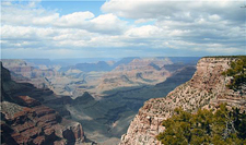 USA-Arizona-Grand Canyon Rim-to-Rim Hiker